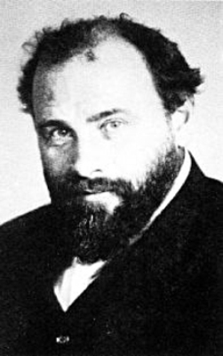 Photographic portrait of Klimt
